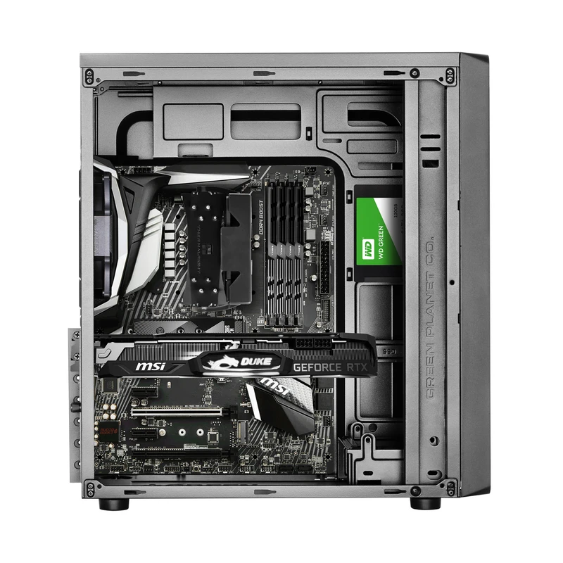 Green AVA Plus Computer Case