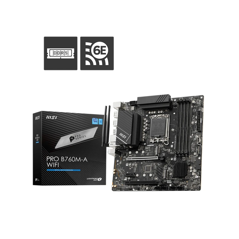 MSI PRO B760M-A WiFi DDR5 Motherboard