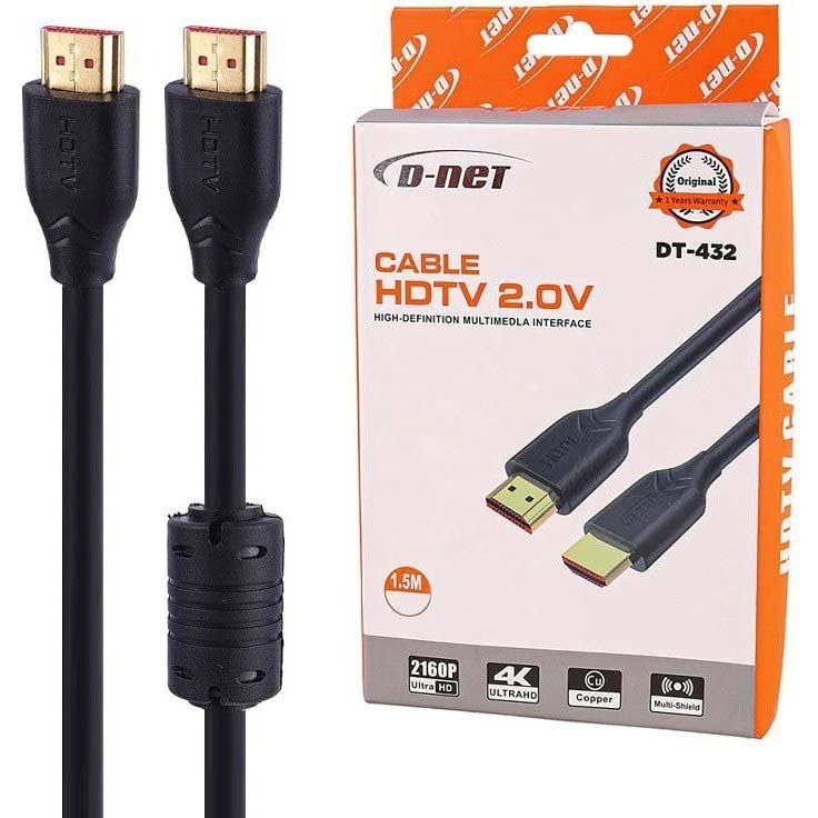 D-net DT-432 1.5M HDMI Cable