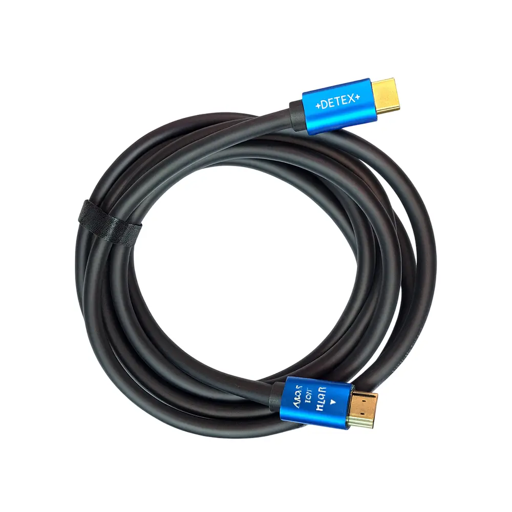 کابل HDMI با کیفیت 4K برند DETEX+ (به طول 3 متر)
