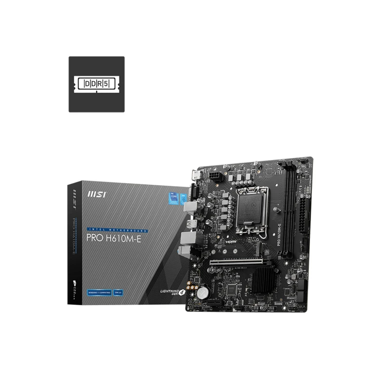 MSI PRO H610M-E DDR5 Motherboard