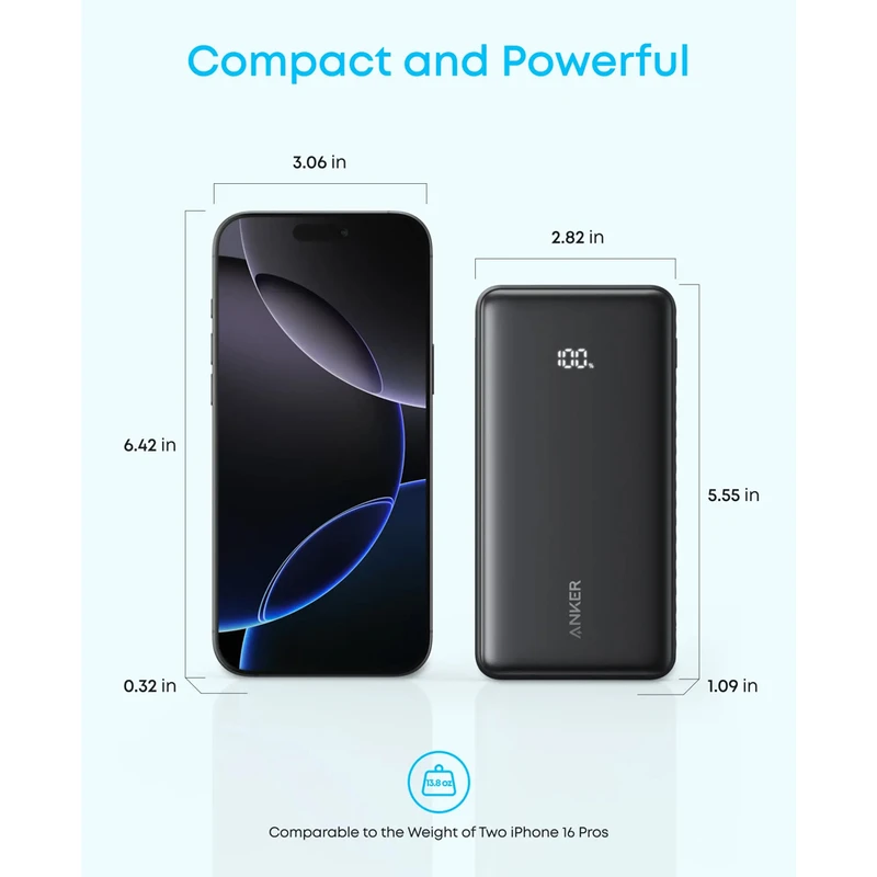 Anker A110E 20000mAh 22.5W Power Bank
