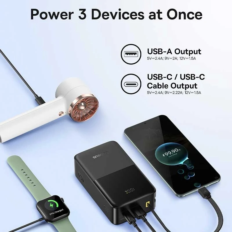 Baseus EnerFill FC51 Bipow 2 Pro 30000mAh 22.5W Power Bank