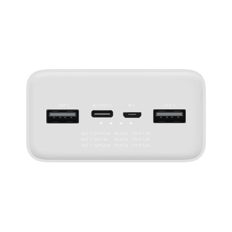 پاوربانک شیائومی مدل PB3018ZM ظرفیت 30000 میلی آمپر ساعت