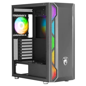 Green GRIFFIN G2 RGB Mid Tower Black Computer Case