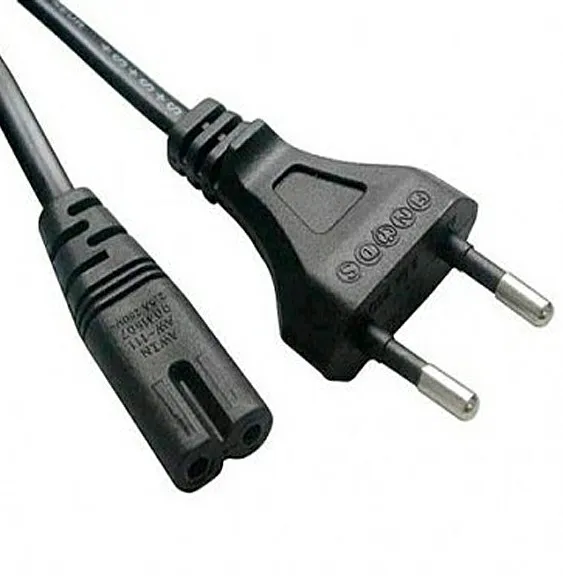 D-Net 2-Prong EU Plug AC Power Supply Cable